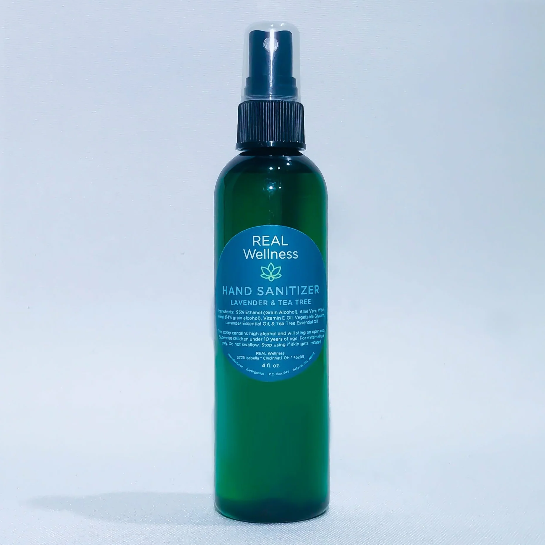 Organic Lavender and Tea Tree Hand Sanitizer 4 oz.